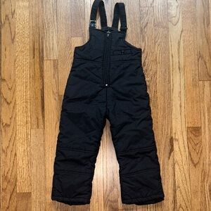 Big Chill Black Kids Water Resistent Outerwear Snow Bib size 5